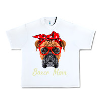 White Boxer Mom Dogs  Mothers Day Dog Lovers Gifts For Women Urban Heavy Tee - longCreatives
