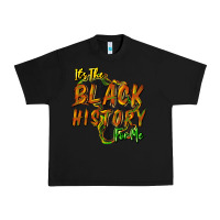 Black It's the black history for me Urban Heavy Tee - HowdyJamesFarm