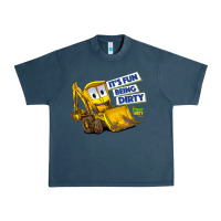 Midnight Navy Kids The Stinky and Dirty Show  It's Fun Being Dirty Urban Heavy Tee - longCreatives