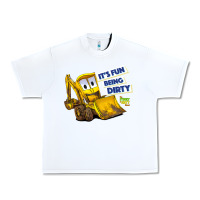 White Kids The Stinky and Dirty Show  It's Fun Being Dirty Urban Heavy Tee - longCreatives