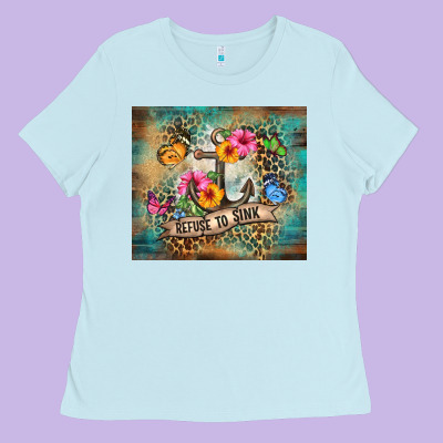 Western Refuse To Sink Tumbler Tbs Ladies Tee Designed By Tumblerdesignbyshophia