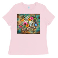 Bubblegum Pink western refuse to sink tumbler tbs Ladies Tee - TumblerDesignByShophia