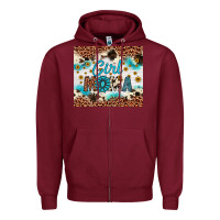 Burgundy mom Zipper Hoodie - Artiststas