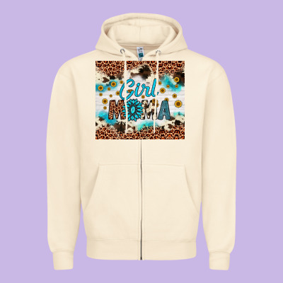 Mom Zipper Hoodie Designed By Artiststas