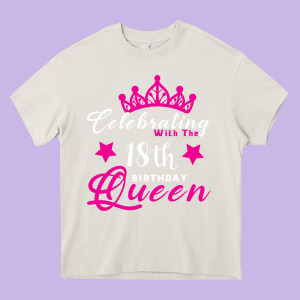 Celebrating With The 18th Birthday Queen Heavy Core Tee Designed By Bettercallsaul