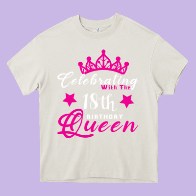 Celebrating With The 18th Birthday Queen Heavy Core Tee Designed By Bettercallsaul