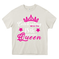 Cream Celebrating With the 18th Birthday Queen Heavy Core Tee - Bettercallsaul