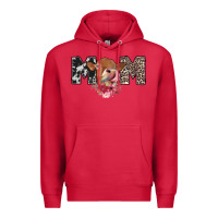 Cardinal mom cow Premium Hoodie - CowhideDigitalArt