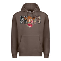 Coffee mom cow Premium Hoodie - CowhideDigitalArt