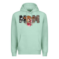 Seafoam mom cow Premium Hoodie - CowhideDigitalArt