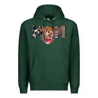 Sports Green mom cow Premium Hoodie - CowhideDigitalArt