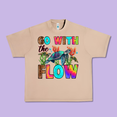 Go With The Flow Urban Heavy Tee Designed By Ranaportraitstore