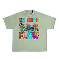 Oil Green go with the flow Urban Heavy Tee - RanaPortraitStore