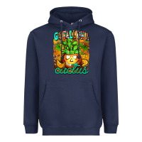 Navy go fall on a cactus Heavyweight Hoodie - AdoDesignShop