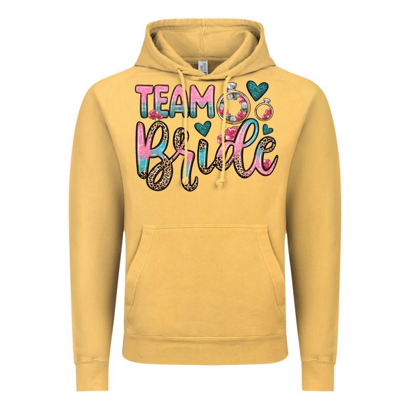Team Bride Vintage Hoodie by OliviaCreatesArt | Teevron