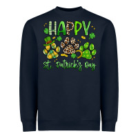 Navy happy st. patricks day paws Heavyweight Sweatshirt - Artiststas