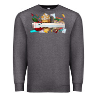 Charcoal Heather preview teachers name Premium Sweatshirt - AdoDesignShop