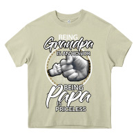 Mossy being grandpa is an honor being papa is priceless, gift dad Heavy Core Tee - longCreatives