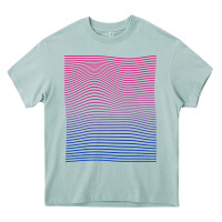 Arona Bisexual Pride Subtle Bi Heavy Core Tee - longCreatives