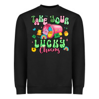 Black take your lucky charms st patricks Heavyweight Sweatshirt - Artiststas