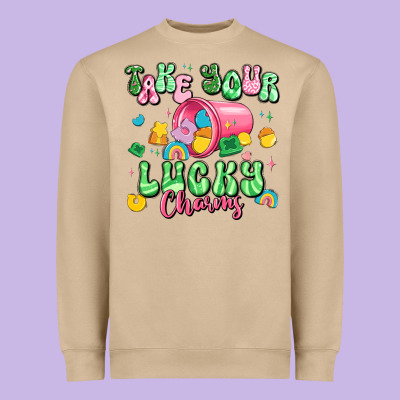 Take Your Lucky Charms St Patricks Heavyweight Sweatshirt Designed By Artiststas