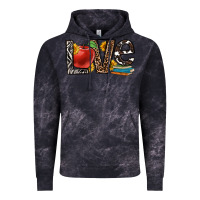 Cloud Black love teacher Vintage Hoodie - OliviaCreatesArt