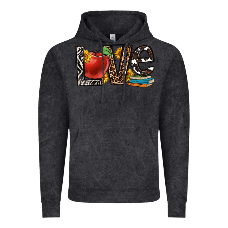 Love Teacher Vintage Hoodie by OliviaCreatesArt | Teevron