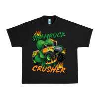 Black Shamrock crusher St. Patrick's Day Urban Heavy Tee - CowGirlArtShop