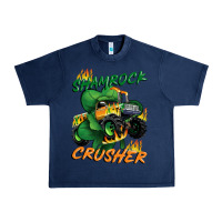 Navy Shamrock crusher St. Patrick's Day Urban Heavy Tee - CowGirlArtShop