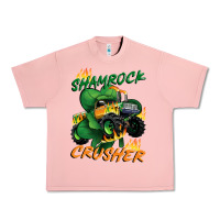 Salmon Shamrock crusher St. Patrick's Day Urban Heavy Tee - CowGirlArtShop