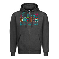 Charcoal Heather first my mother forever my friend Zipper Hoodie - Artiststas