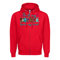 Red first my mother forever my friend Zipper Hoodie - Artiststas