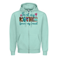 Seafoam first my mother forever my friend Zipper Hoodie - Artiststas