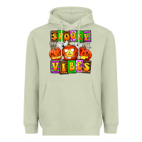 Matcha spooky vibes Heavyweight Hoodie - AdoDesignShop