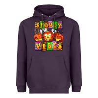 Plum spooky vibes Heavyweight Hoodie - AdoDesignShop