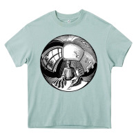 Arona M.C. Escher Spherical Self Portrait Heavy Core Tee - longCreatives