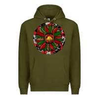 Army Green Sunflower Christmas Premium Hoodie - RanaPortraitStore