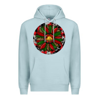 Blue Mist Sunflower Christmas Premium Hoodie - RanaPortraitStore