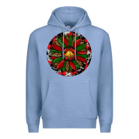 Colony Blue Sunflower Christmas Premium Hoodie - RanaPortraitStore