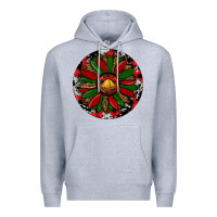 Heather Grey Sunflower Christmas Premium Hoodie - RanaPortraitStore
