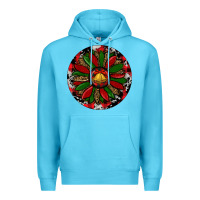 Ocean Blue Sunflower Christmas Premium Hoodie - RanaPortraitStore