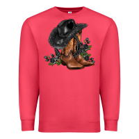 Cardinal black cowgirl  and roses Premium Sweatshirt - AdoDesignShop