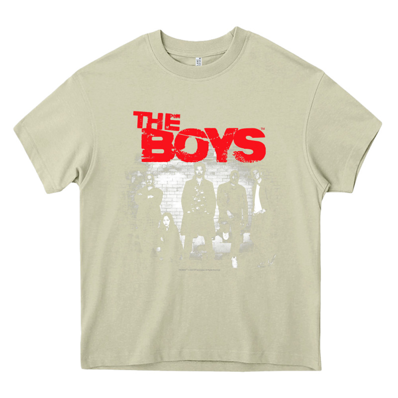 The Boys Graffiti Group Photo Heavy Core Tee by longCreatives | Teevron