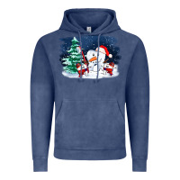 Vintage Denim teeth snow party costom ado Vintage Hoodie - OliviaCreatesArt