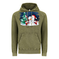 Vintage Olive teeth snow party costom ado Vintage Hoodie - OliviaCreatesArt