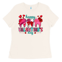 Bone Happy Valentine's Day with teeth Valentine's Day Ladies Tee - HowdyJamesFarm