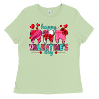 Matcha Happy Valentine's Day with teeth Valentine's Day Ladies Tee - HowdyJamesFarm
