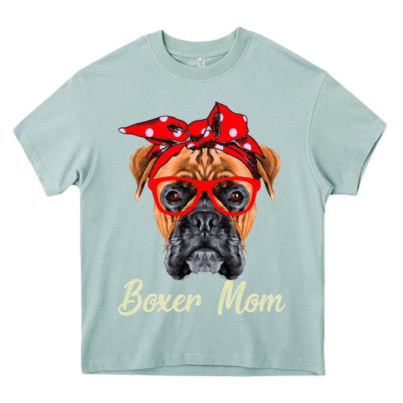 Boxer Mom Dogs  Mothers Day Dog Lovers Gifts For Women Heavy Core Tee by longCreatives | Teevron