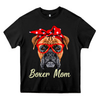 Black Boxer Mom Dogs  Mothers Day Dog Lovers Gifts For Women Heavy Core Tee - longCreatives