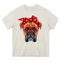 Cream Boxer Mom Dogs  Mothers Day Dog Lovers Gifts For Women Heavy Core Tee - longCreatives